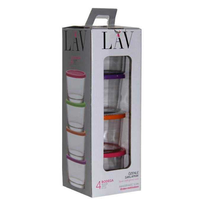 ظرف نگهدارنده لاو مدل MD1082 بسته 4 عددی