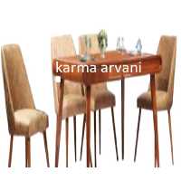 میزناهارخوری  چوبی شیک 10 نفره دورا 03  کرم ارسال بصورت باربری و پس کرایه