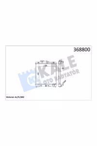 قطعات رادیاتور آب موتور V VI HR 1995 MT KALE