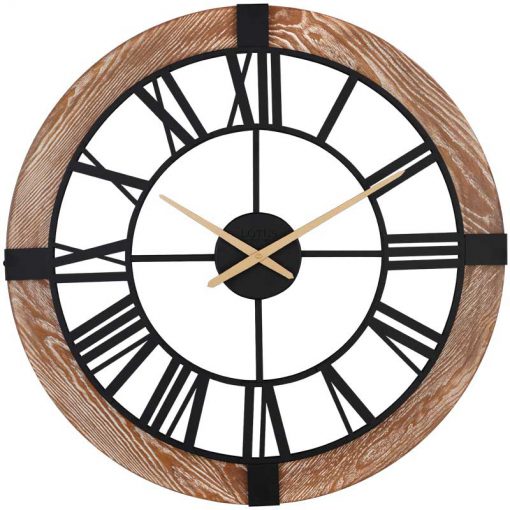 ساعت دیواری روستیک مدل MARTIN کد WM-19024 رنگ WHITE/BLACK و GR/BL