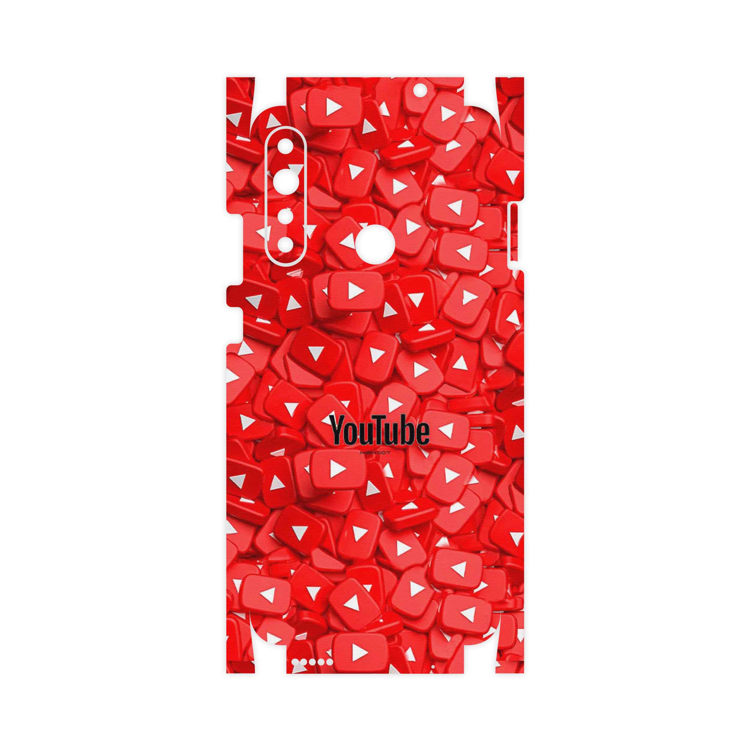 برچسب پوششی ماهوت مدل Youtube-FullSkin مناسب برای گوشی موبایل جی پلاس P10 Plus