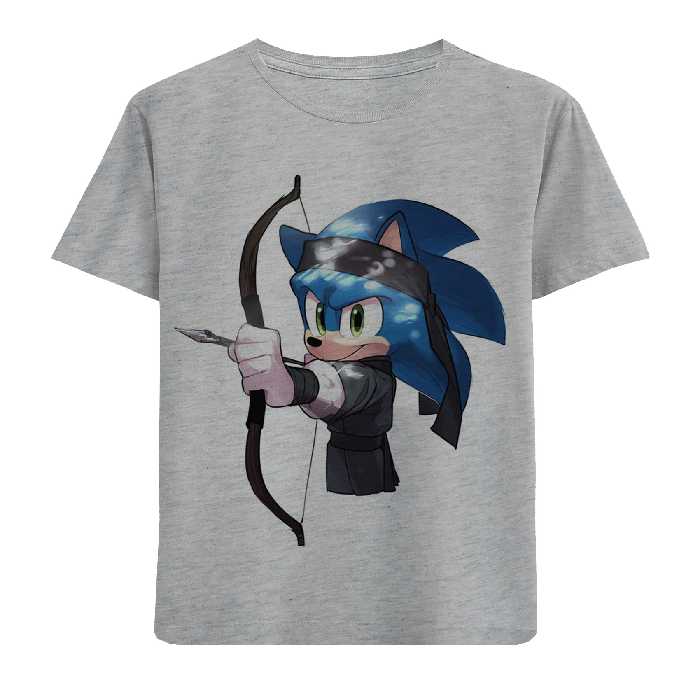 تی شرت آستین کوتاه بچگانه مدل سونیک وتیرکمان F617