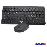 کیبورد و ماوس بی سیم مینی رویال مدل RKM-810