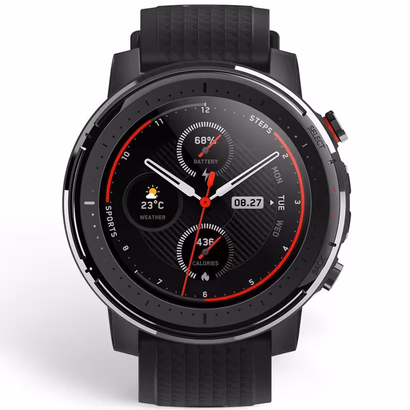 ساعت هوشمند شیائومی واچ سری آمایز فیت استراتوس AmazFit Stratos 3 Black