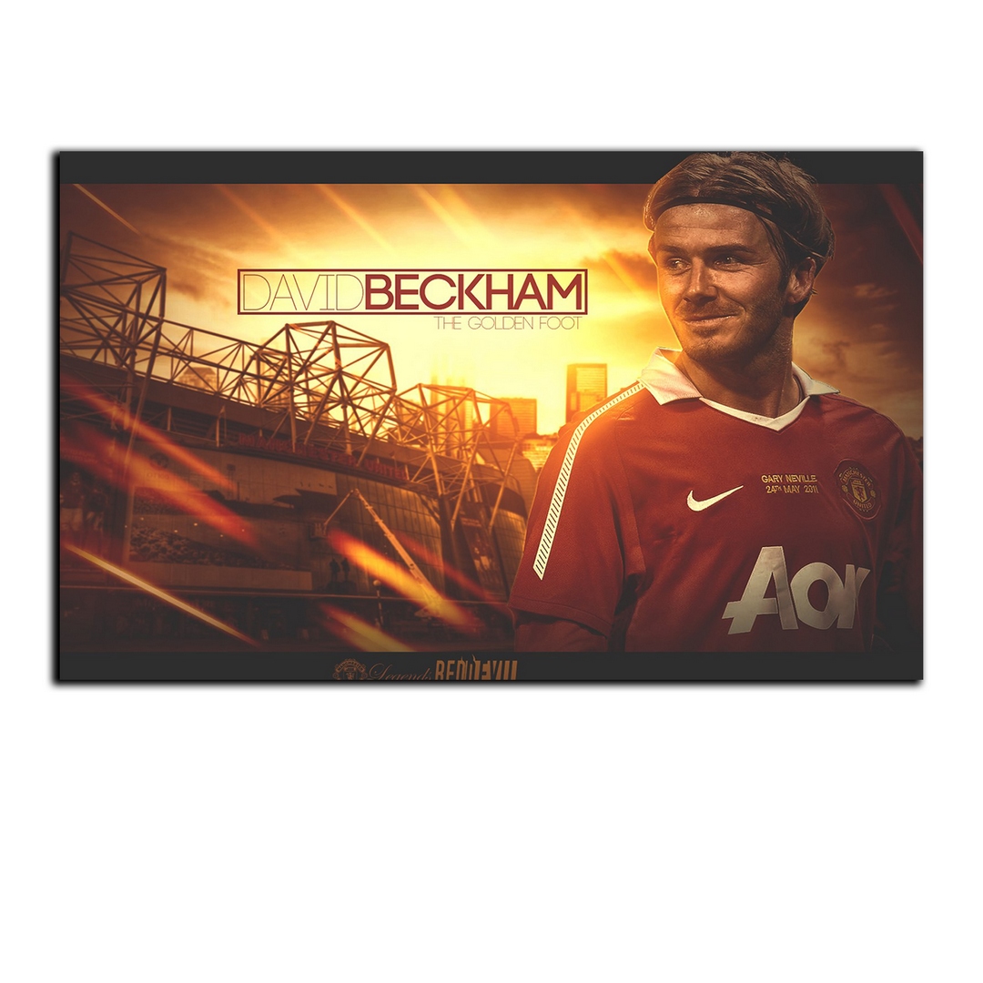 تابلو شاسی بکلیت طرح بازیکن فوتبال باشگاه منچستر یونایتد دیوید بکهام مدل SH-S7014