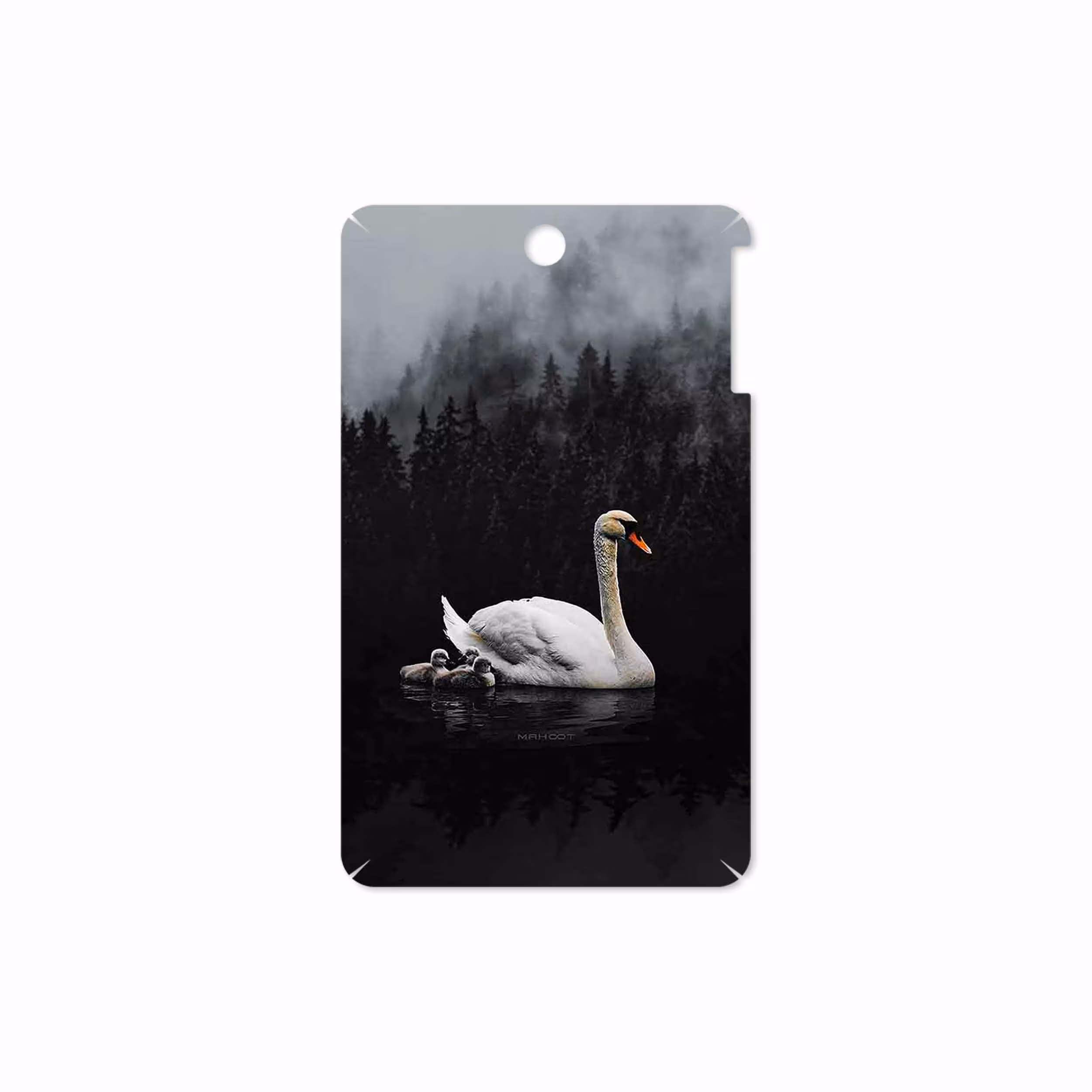 برچسب پوششی ماهوت مدل Swan Lake مناسب برای تبلت لنوو A7-50 A3500 2014