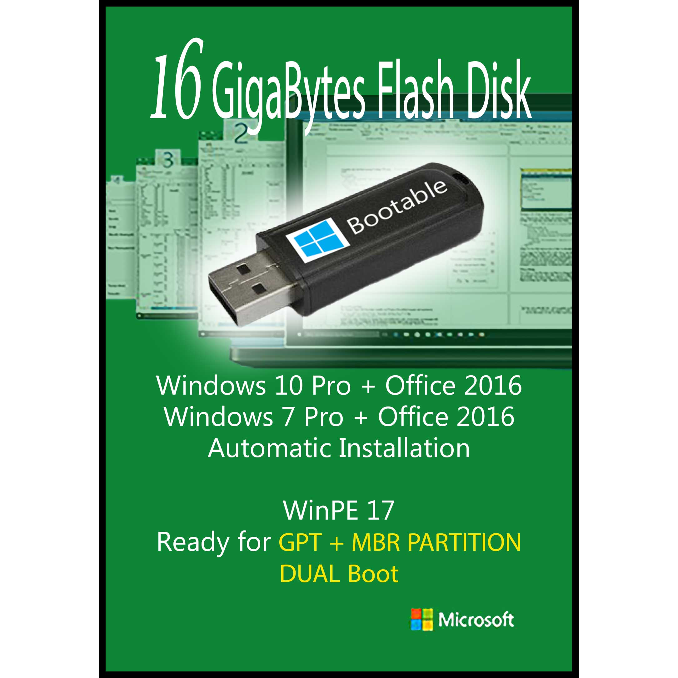 سیستم عامل Windows 7  10 Pro  Office 2016 نشر مایکروسافت