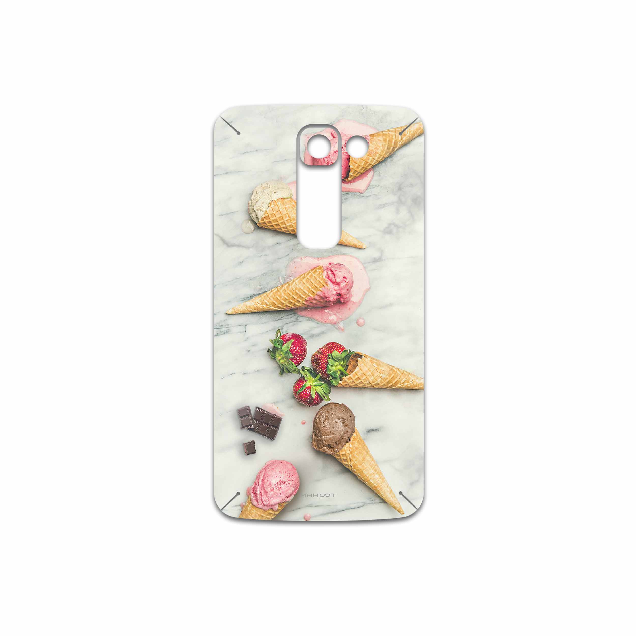 برچسب پوششی ماهوت مدل Funnel ice cream مناسب برای گوشی موبایل ال جی G2 mini