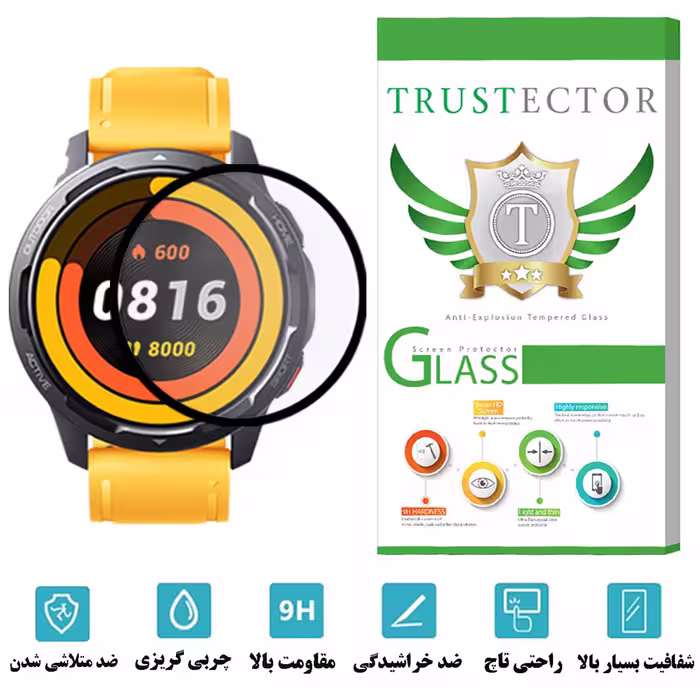 محافظ صفحه نمایش تراستکتور مدل PMTA مناسب برای ساعت هوشمند شیایومی Watch S1 Active