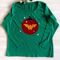 تیشرت آستین بلند برند wonder woman