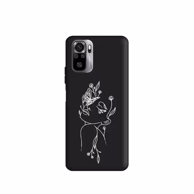 کاور طرح  مینیمال دخترانه کد u2206 مناسب برای گوشی موبایل شیائومی Redmi Note10 4G / Redmi Note10 Lite