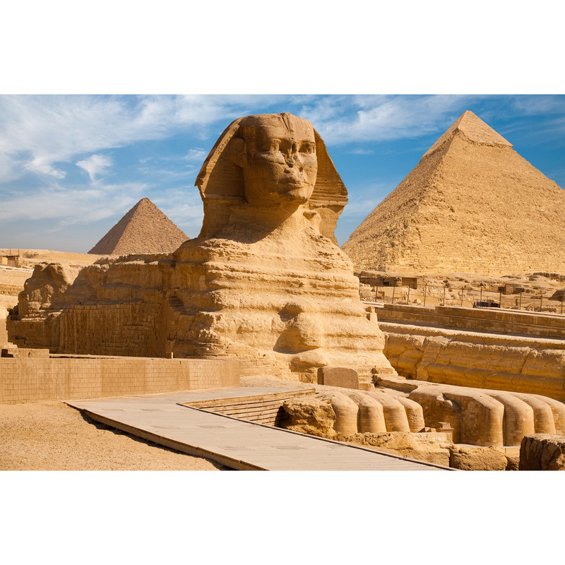 تابلو شاسی سری زیباترین مکان های دیدنی جهان طرح مجسمه ابوالهول کد 244 | دنیای قاب