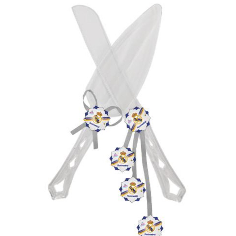 تم تولد کارد و کفگیر کیک بری تم رئال مادرید 