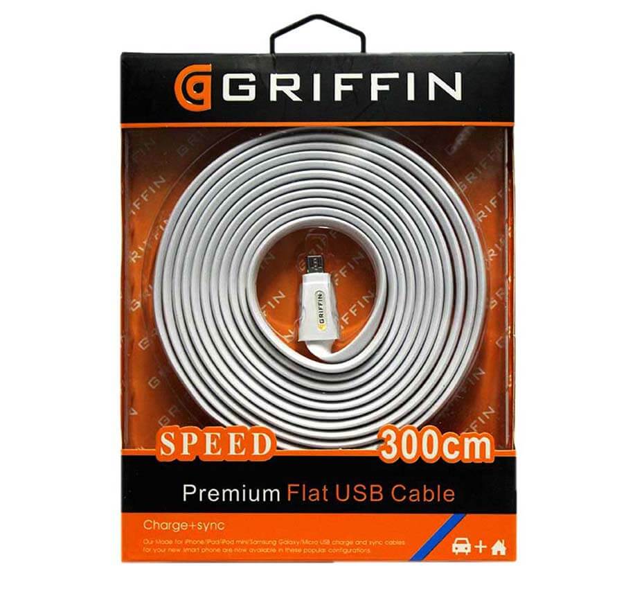 کابل 3 متری GRIFFIN اندروید MICRO USB