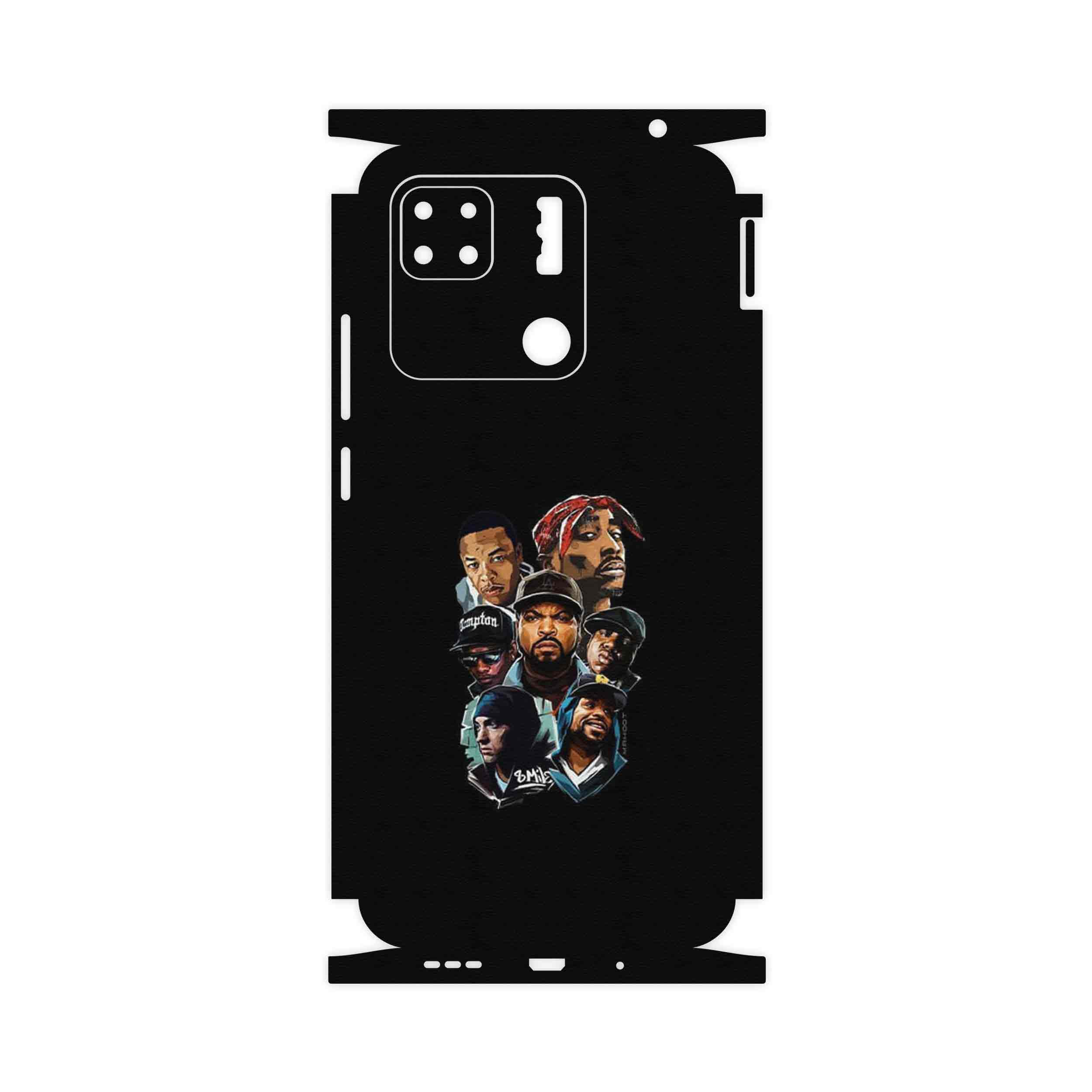 برچسب پوششی ماهوت مدل Great Rappers Digital Art-FullSkin مناسب برای گوشی موبایل شیائومی Redmi 10A