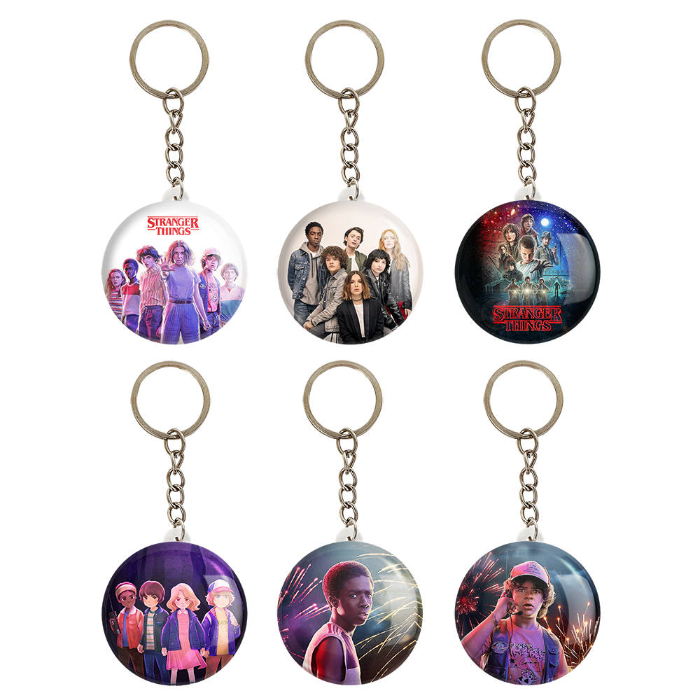 جاکلیدی خندالو مدل Stranger Things کد 405A مجموعه 6 عددی