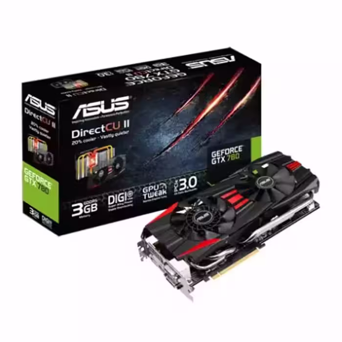کارت گرافیک ایسوس GTX 780 DCII 3GB