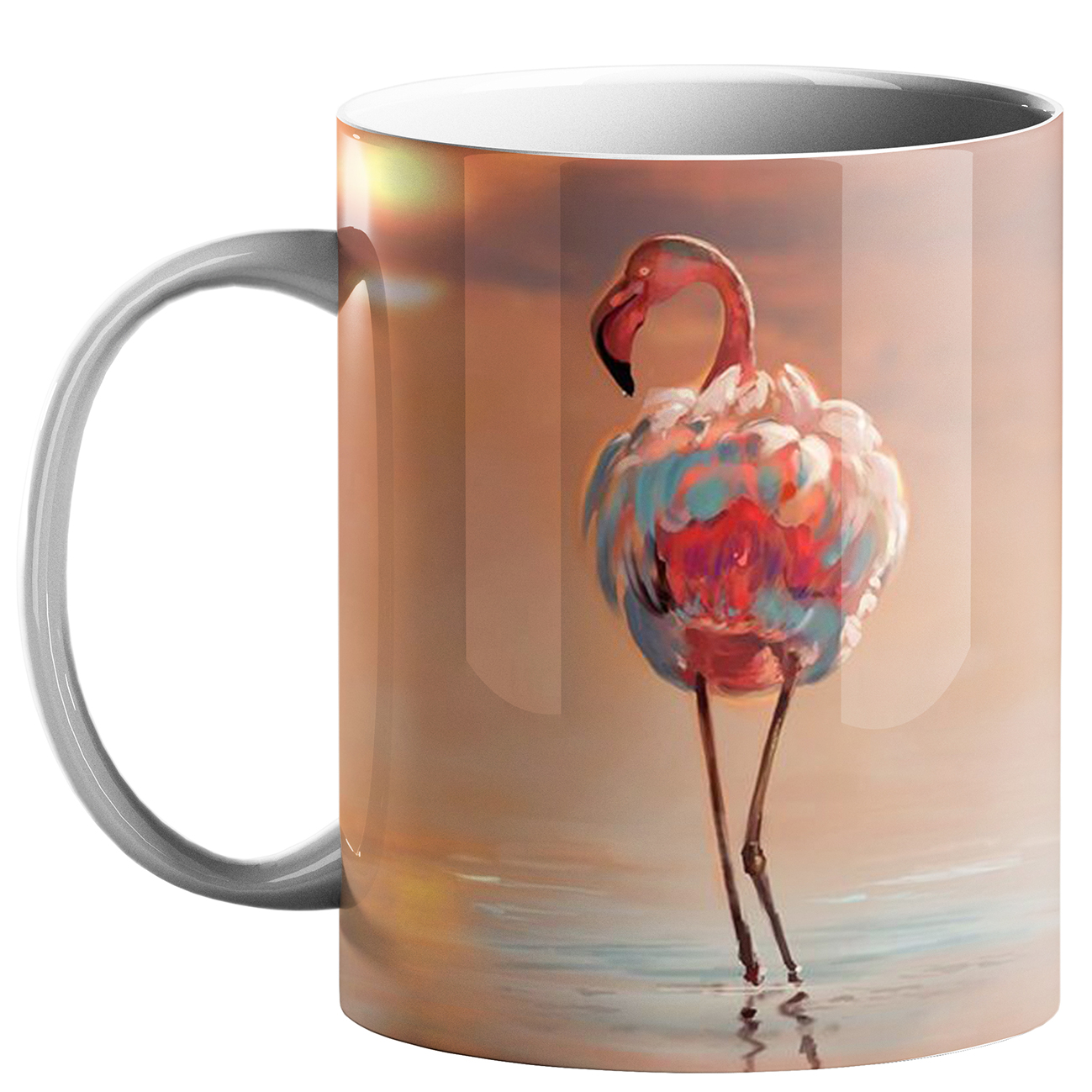 ماگ طرح فلامینگو کد f40