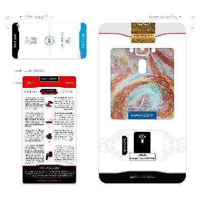 برچسب پوششی ماهوت مدل Molana مناسب برای گوشی موبایل ایسوس Zenfone 3 Laser ZC551KL