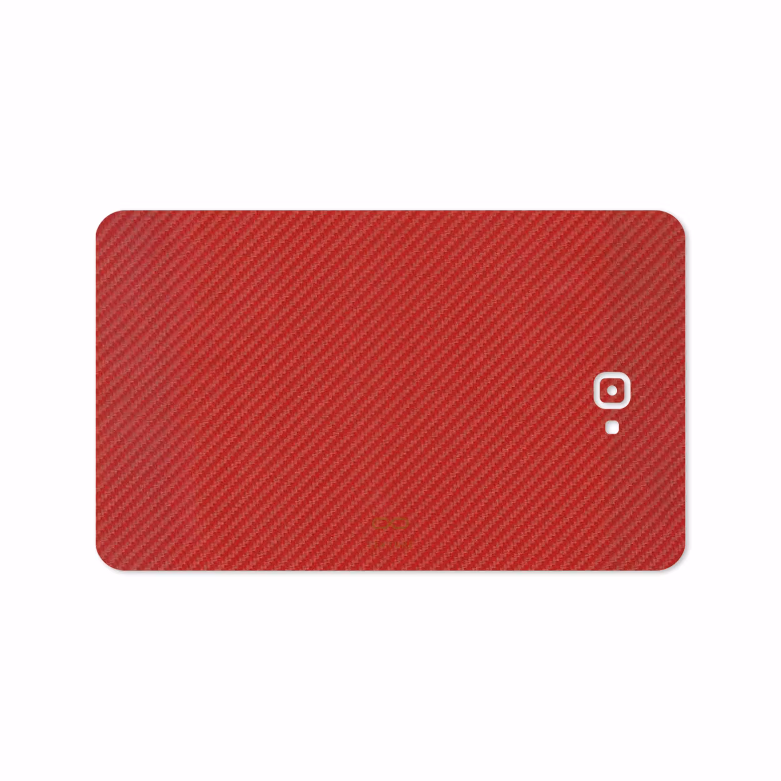 برچسب پوششی ماهوت مدل Red-Fiber مناسب برای تبلت سامسونگ Galaxy Tab A 10.1 2016 T585