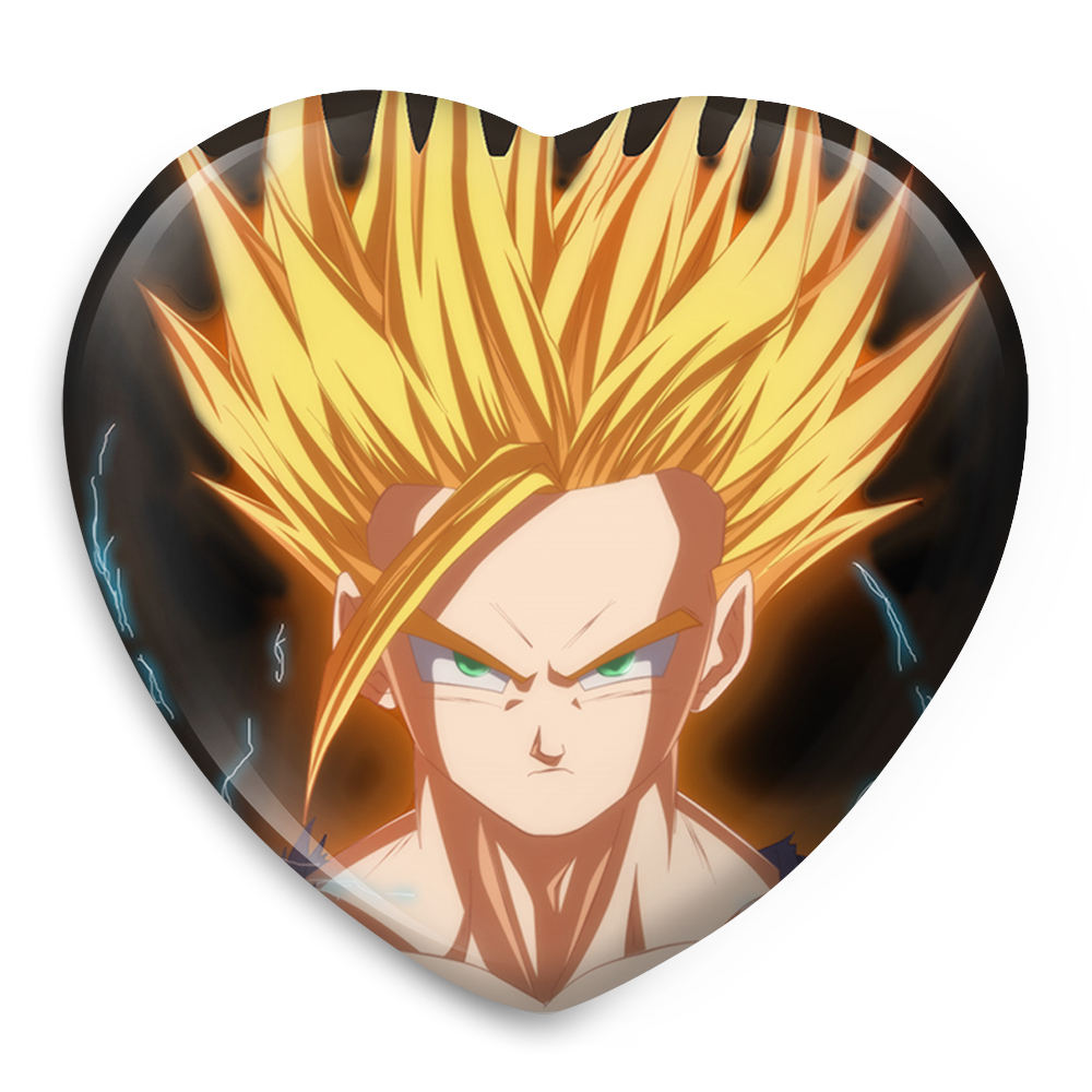 پیکسل خندالو طرح وجیتا انیمه دراگون بال مدل قلبی کد 12052