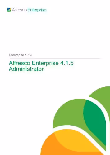 خرید و دانلود نسخه کامل کتاب Alfresco Enterprise 4.1.5 Administrator