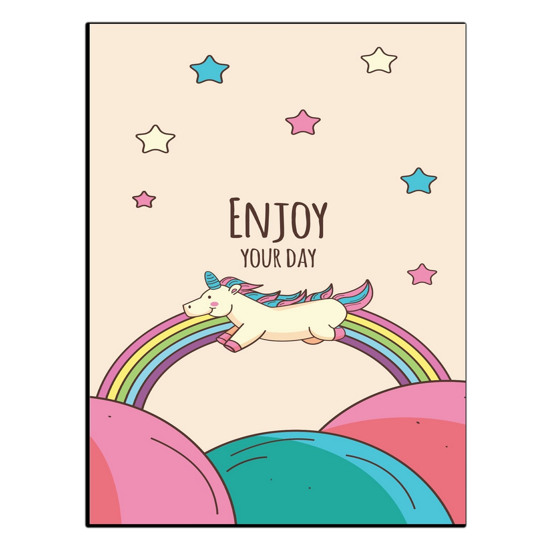 تابلو شاسی بکلیت طرح کارتونی یونیکورن  مدل SH-13879