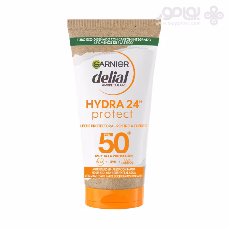 شیر ضد آفتاب 24 ساعته صورت و بدن گارنیر SPF50 مدل HYDRA PROTECT