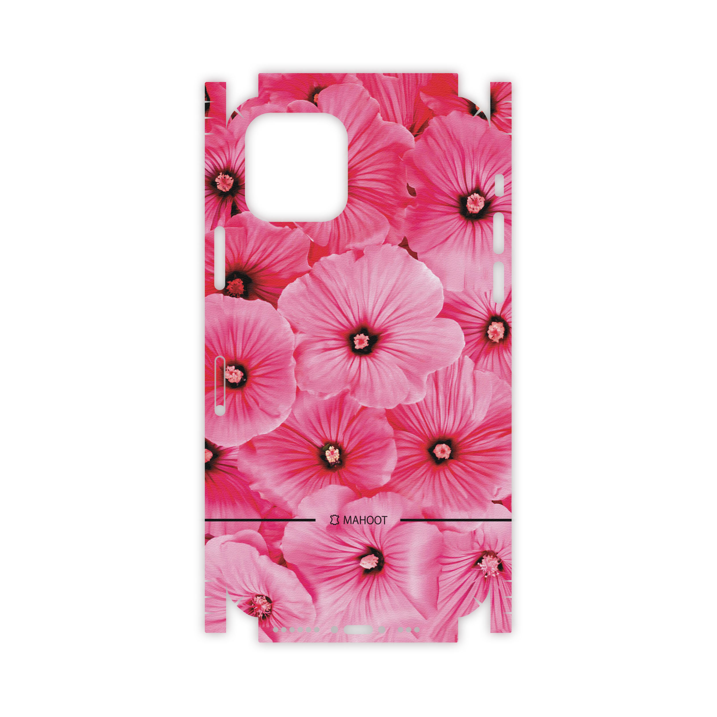 برچسب پوششی ماهوت مدل Pink-Flower-FullSkin مناسب برای گوشی موبایل اپل iPhone 11 Pro Max
