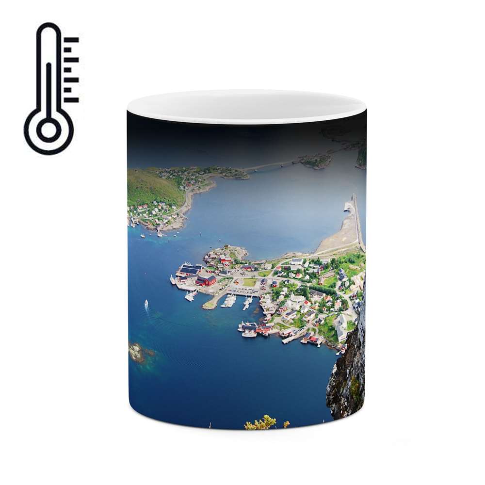 ماگ حرارتی طرح مردی روی صخره مدل mgh11280