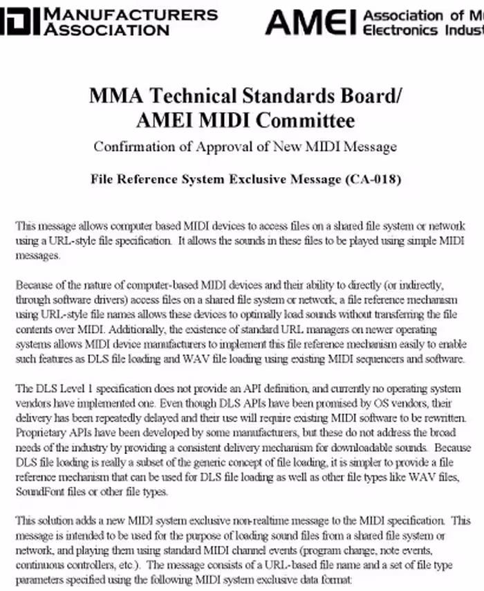 خرید و دانلود نسخه کامل کتاب Стандарты MIDI = MMA - Standards MIDI