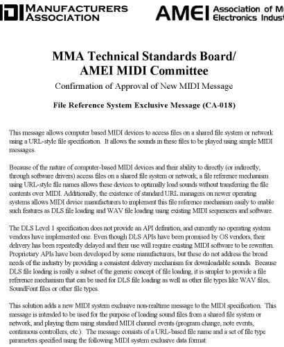 خرید و دانلود نسخه کامل کتاب Стандарты MIDI = MMA - Standards MIDI