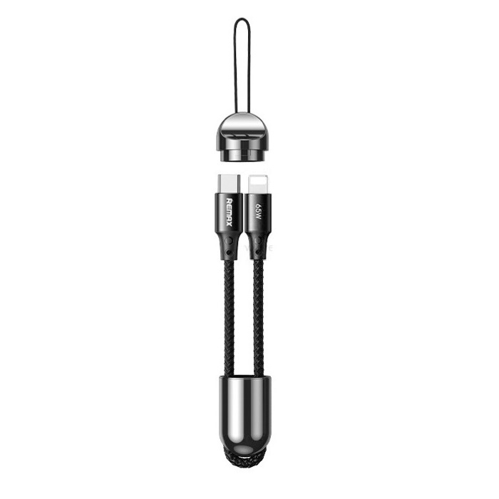 کابل تبدیل USB-C به لایتنینگ ریمکس مدل RC-140i طول 012 متر