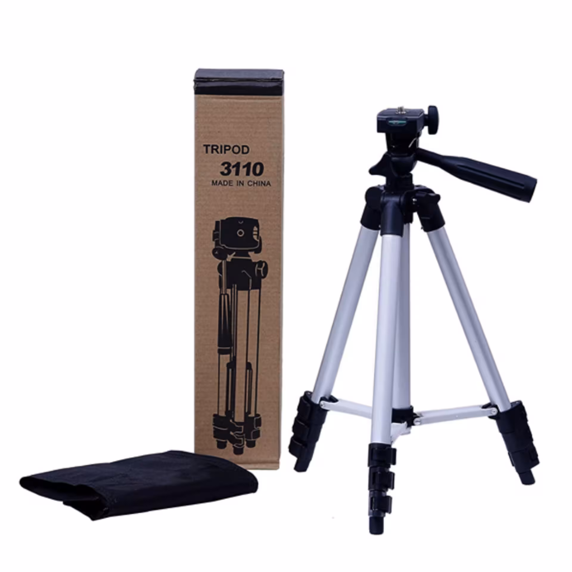 سه پایه گوشی و دوربین 3120 و 3110 تریپاد tripod(پایه نگهدارنده دوربین موبایل فیلم برداری عکاسی همسفر منوپاد طرح و مدل)