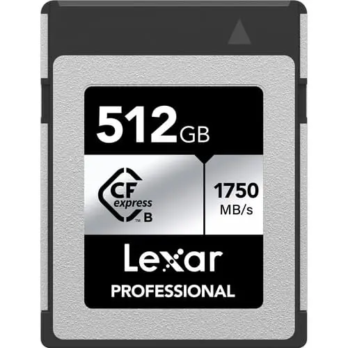 کارت حافظه لکسار Lexar 512GB Professional CFexpress Type B Card SILVER Series خرید | قیمت - اگزیف