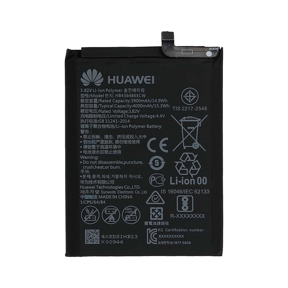 باتری اصلی گوشی هوآوی Huawei P20 Pro مدل HB436486ECW