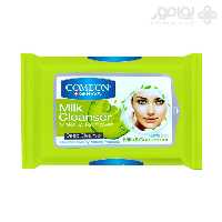 دستمال مرطوب کامان مدل MILK CLEANSER بسته 20 عددی