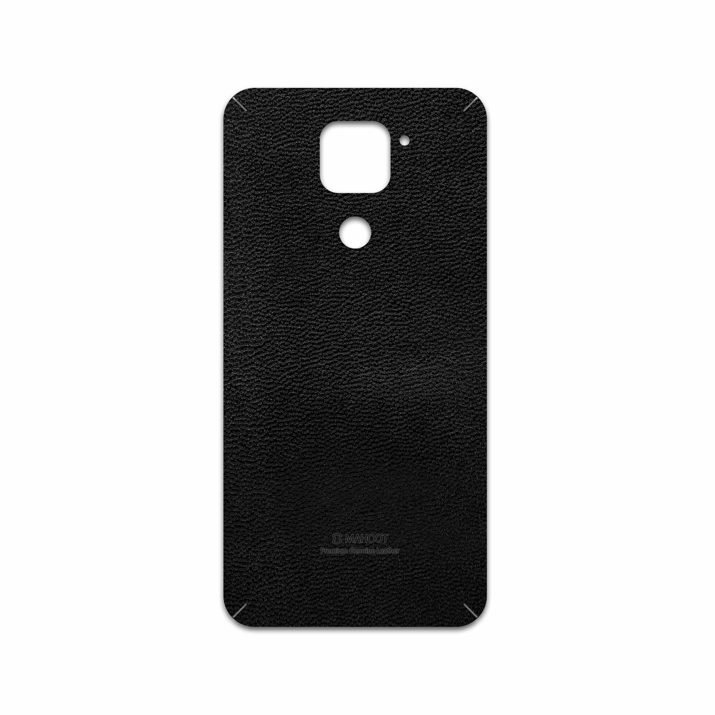 برچسب پوششی ماهوت مدل Black-Leather مناسب برای گوشی موبایل شیائومی Redmi 10X