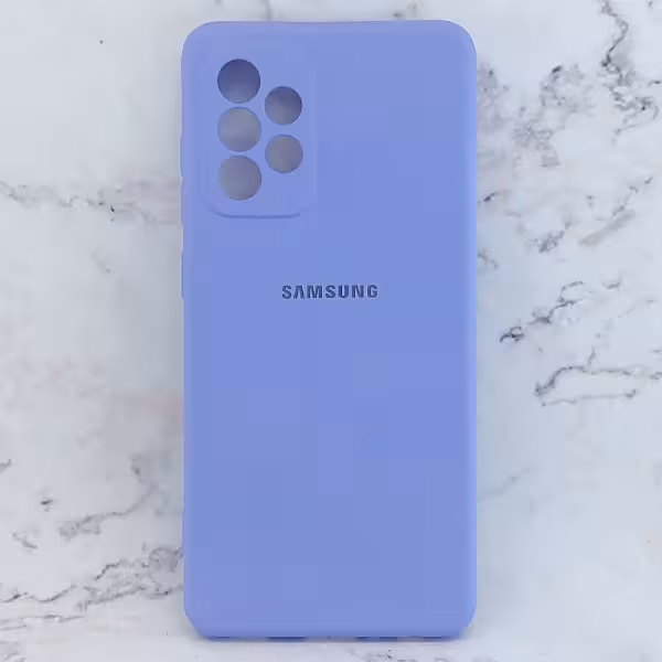 کاور سیلیکونی رنگی مدل TPN مناسب برای گوشی موبایل سامسونگ Galaxy A52s - نیلی کمرنگ