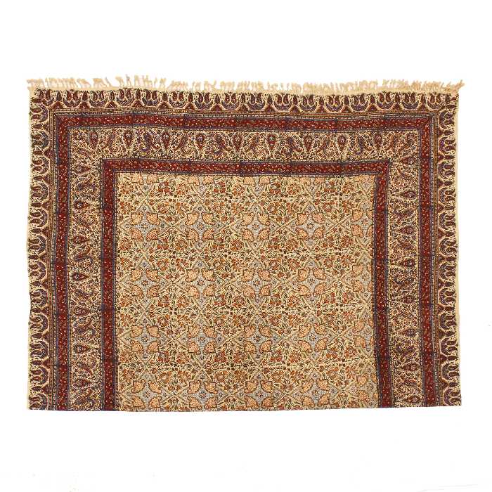 رومیزی قلمکار طرح نقاشی های عالی قاپو کد 06