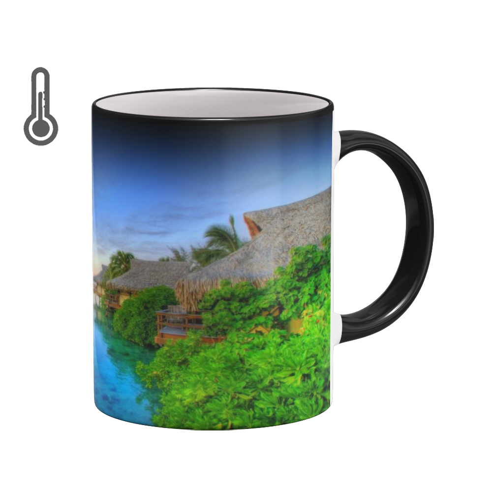 ماگ حرارتی بیگ ماگ مدل خانه های ساحلی کد 7024