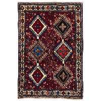 فرش قدیمی دستباف یلمه ذرع و نیم سی پرشیا کد 705148