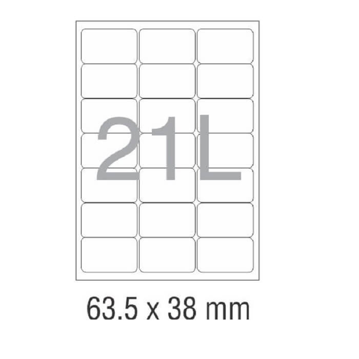 کاغذ پشت چسب دار A4 برش خورده نواجت مدل 21L