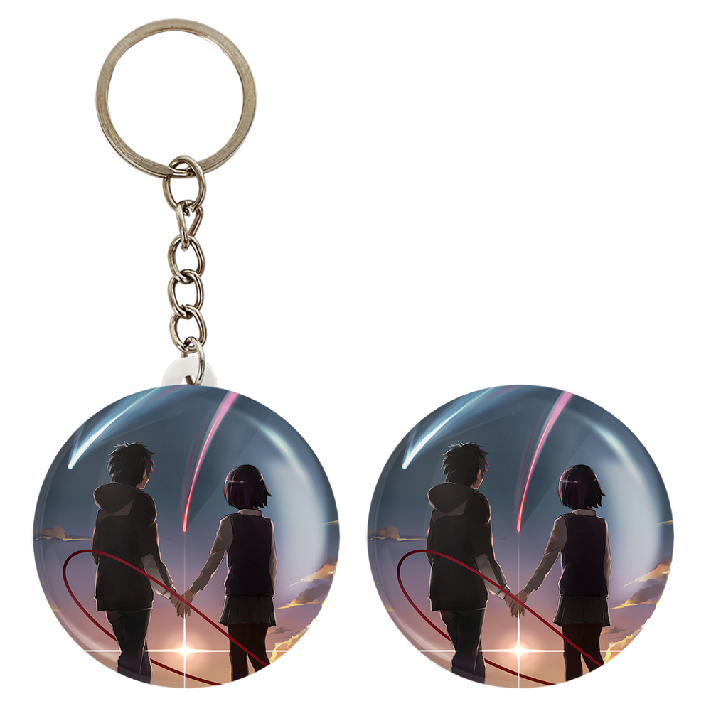 پیکسل خندالو مدل تاکی تاچیبانا و میتسویا میامیزو انیمه یورنیم نام تو کد 16265 به همراه جاکلیدی