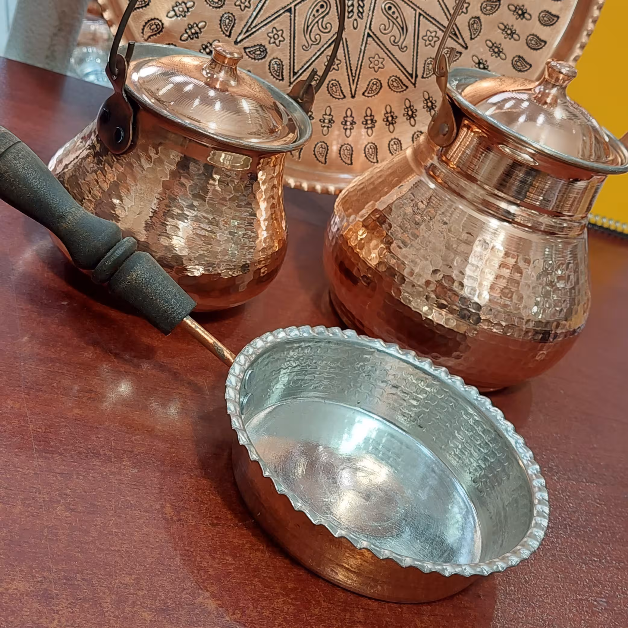 ماهیتابه مسی سیسمونی 