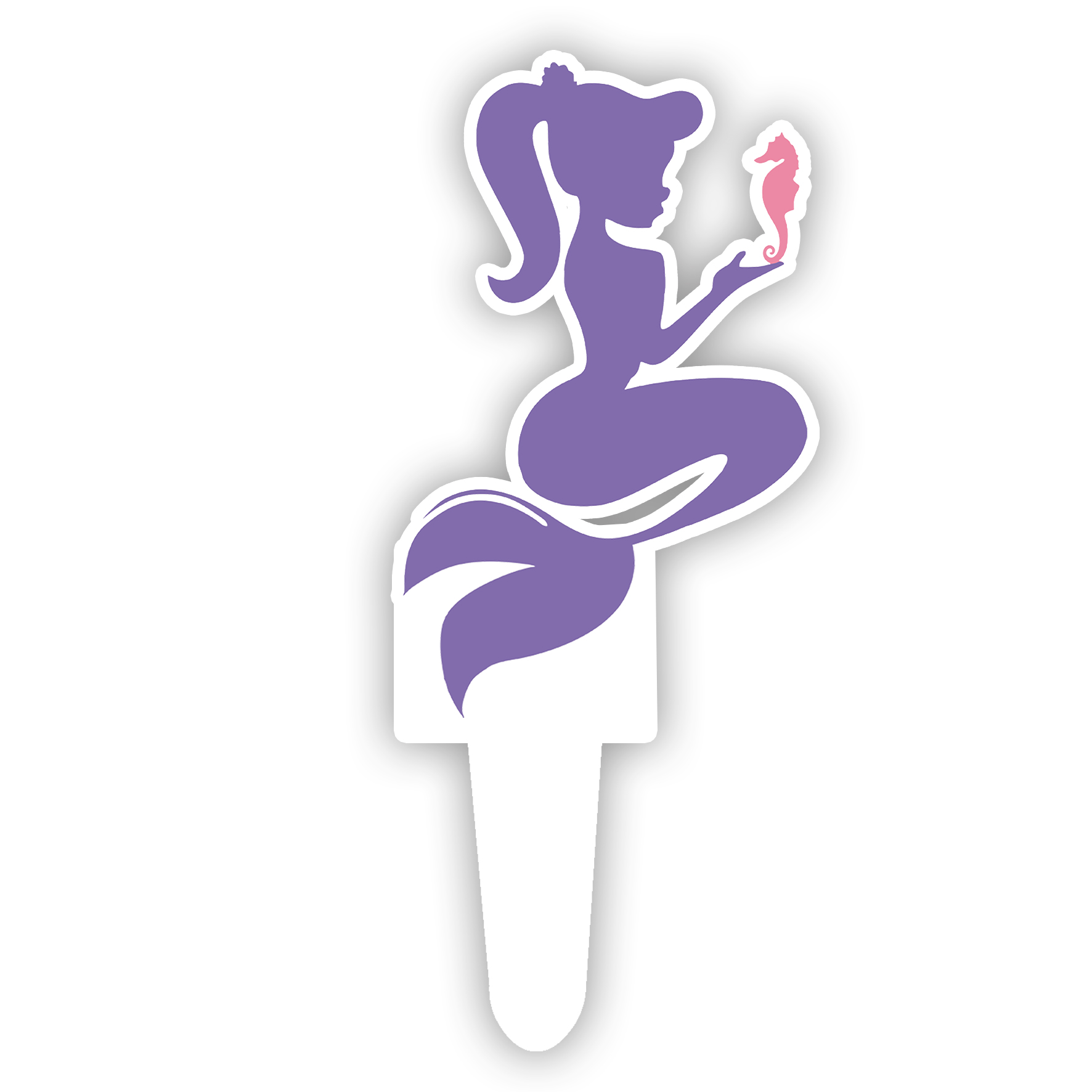 تاپر کیک طرح پری دریایی کد R195