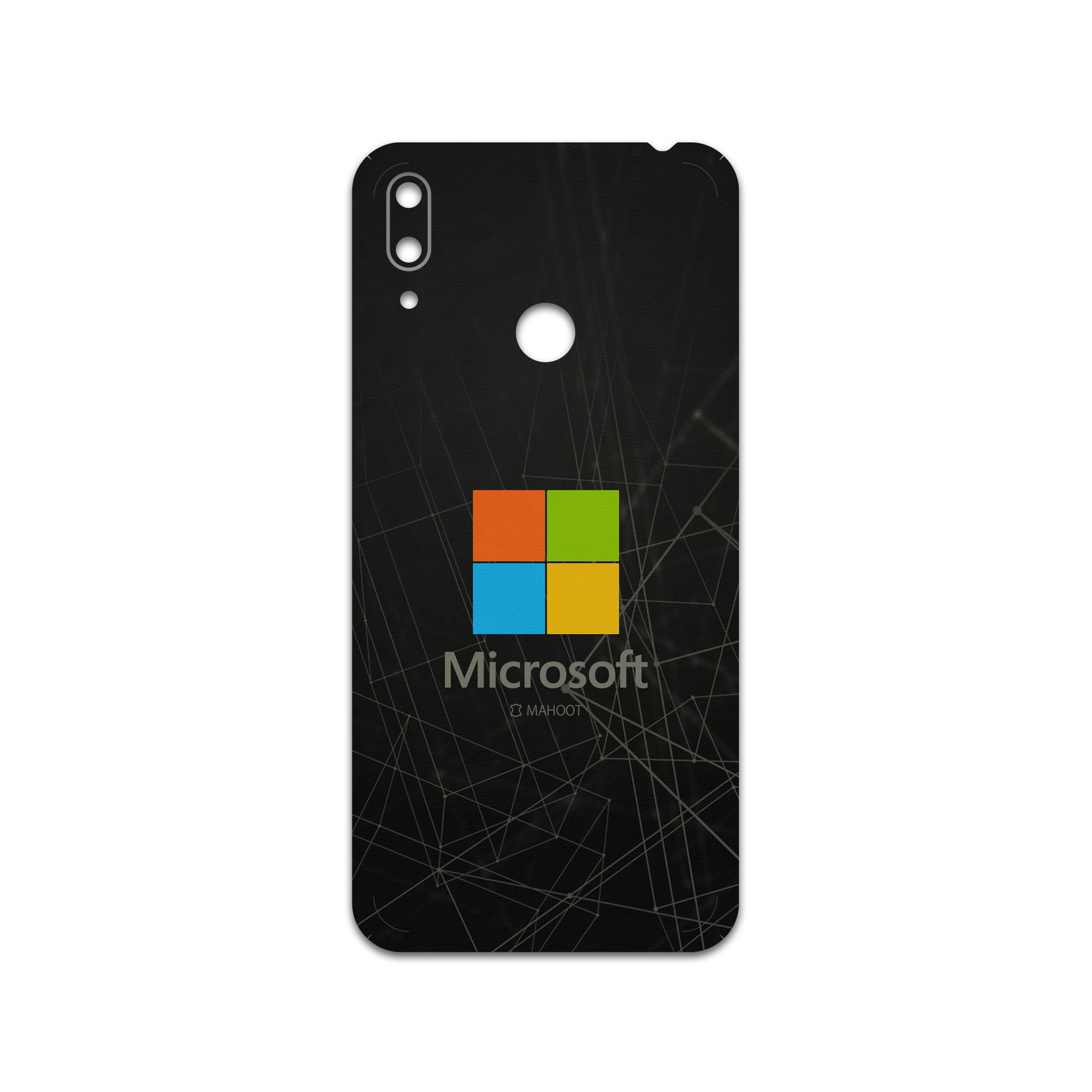 برچسب پوششی ماهوت مدل Mcrsft مناسب برای گوشی موبایل هوآوی Y7 Prime 2019