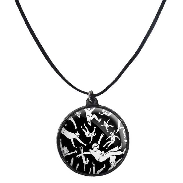 گردنبند پرمانه طرح خفن کد pmb.6033 مدل دو طرفه