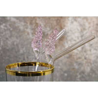 نی شربت خوری مدل انگور بسته 6 عددی