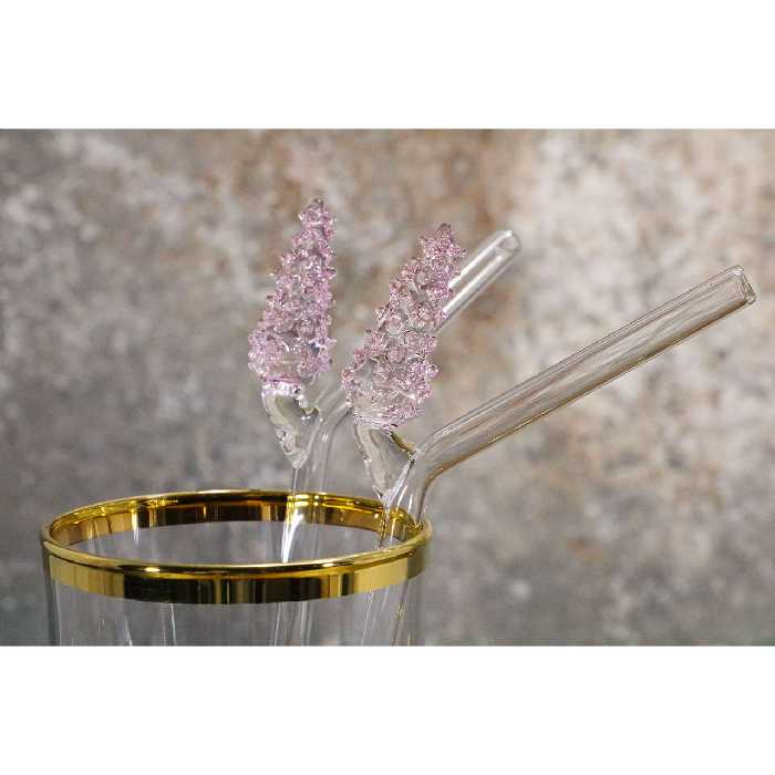 نی شربت خوری مدل انگور بسته 6 عددی